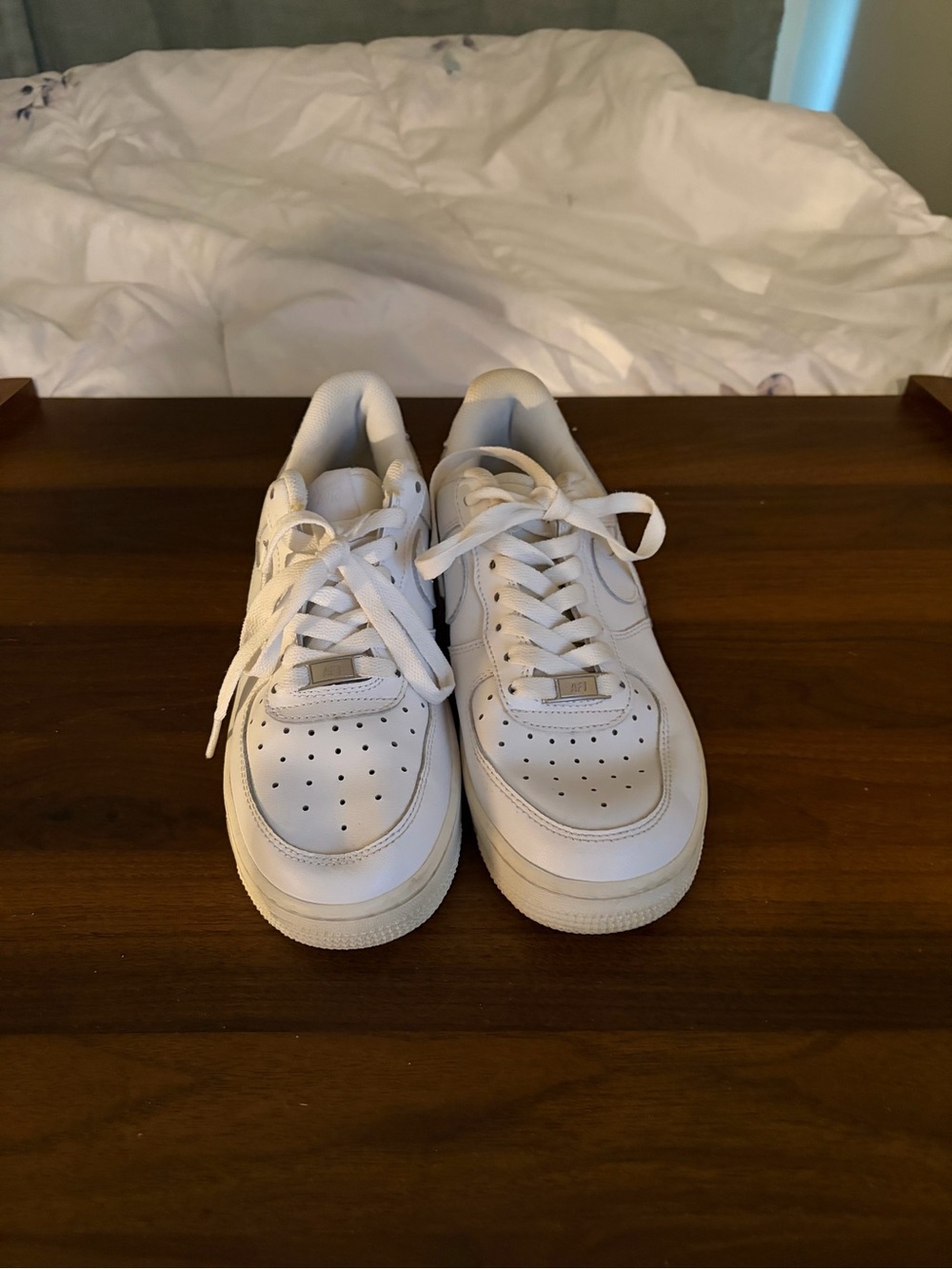 Nike Air Force ‘01 US 8 triple white women’s (315115-112)-Excellent Condition